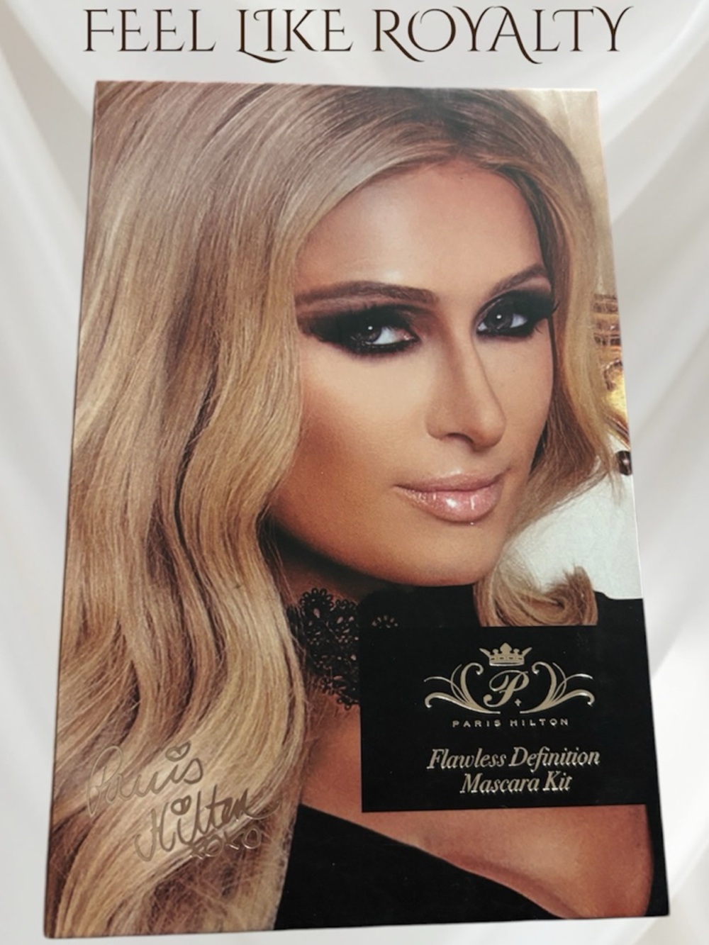 Paris Hilton Flawless Definition Volume Mascara Black Eyeliner Beauty Makeup Kit